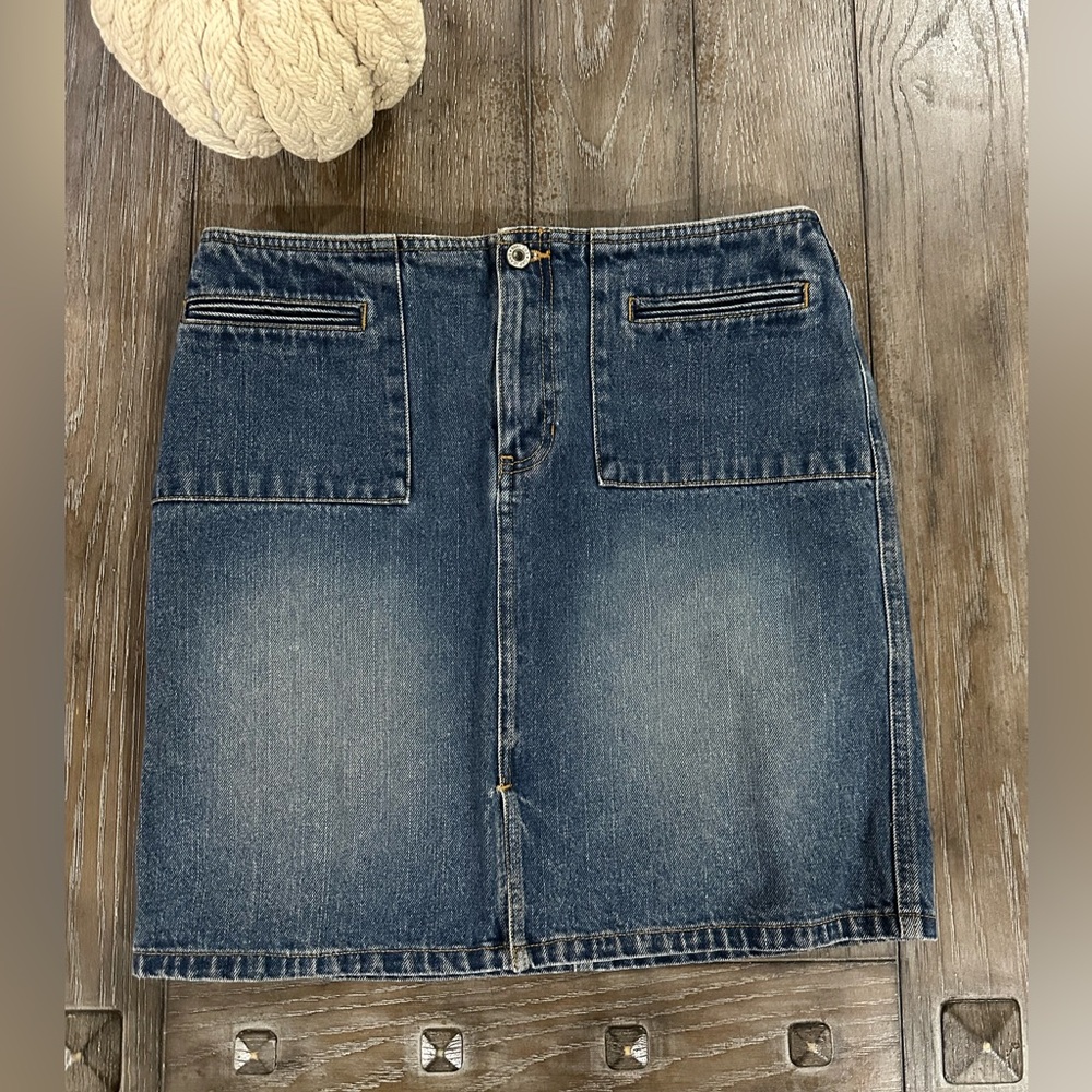 GAP Dark Blue Denim Skirt
